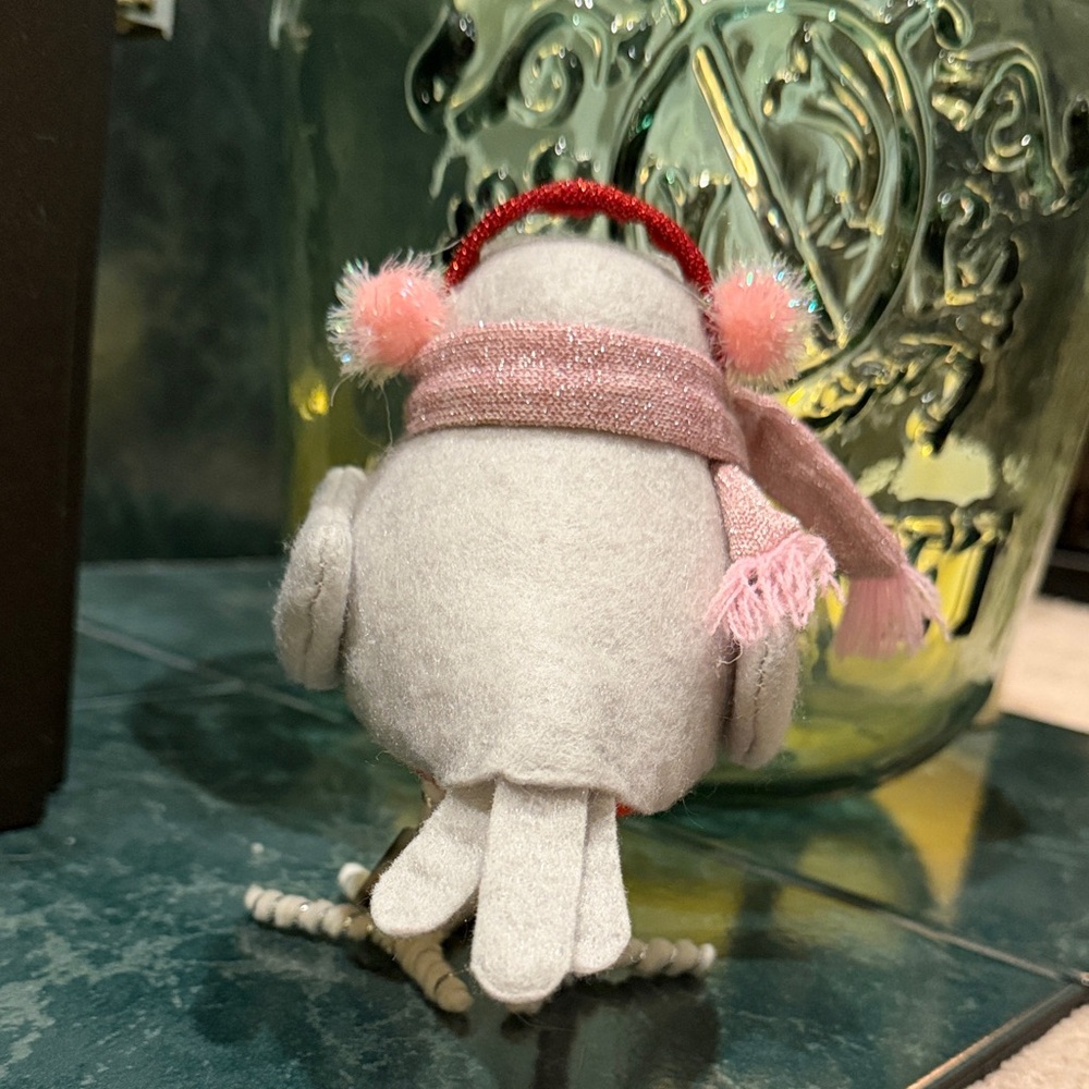 Festive 2018 Target Red and Gray Bird Decoration (Noelle) - Picture 6 of 10